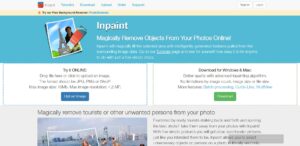 InPaint - Magically Remove Objects From Your Photos Online