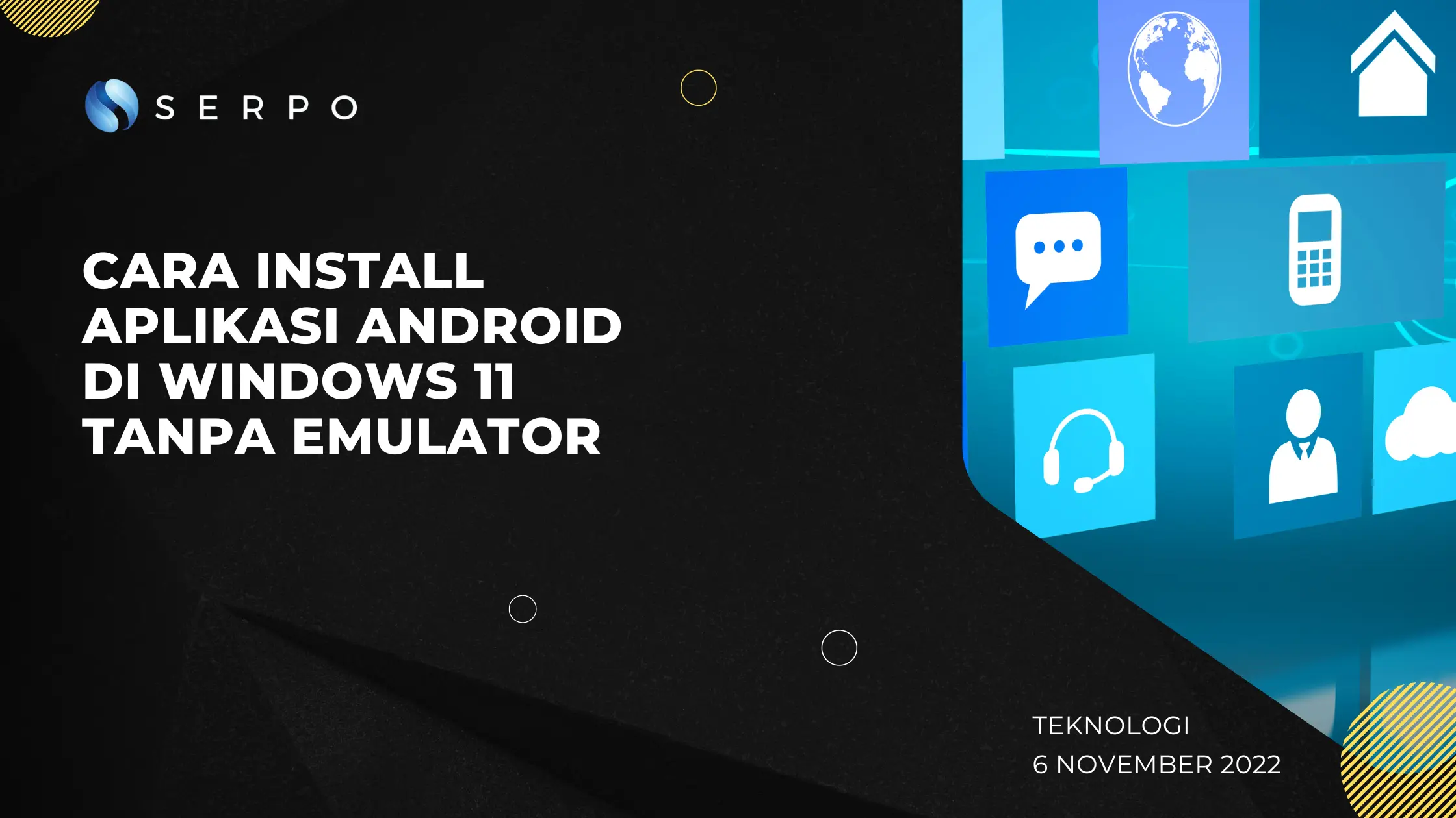 Cara instal aplikasi android windows 10 dalam tampa emulator.
